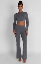 Sahra Top - Charcoal - Napalia