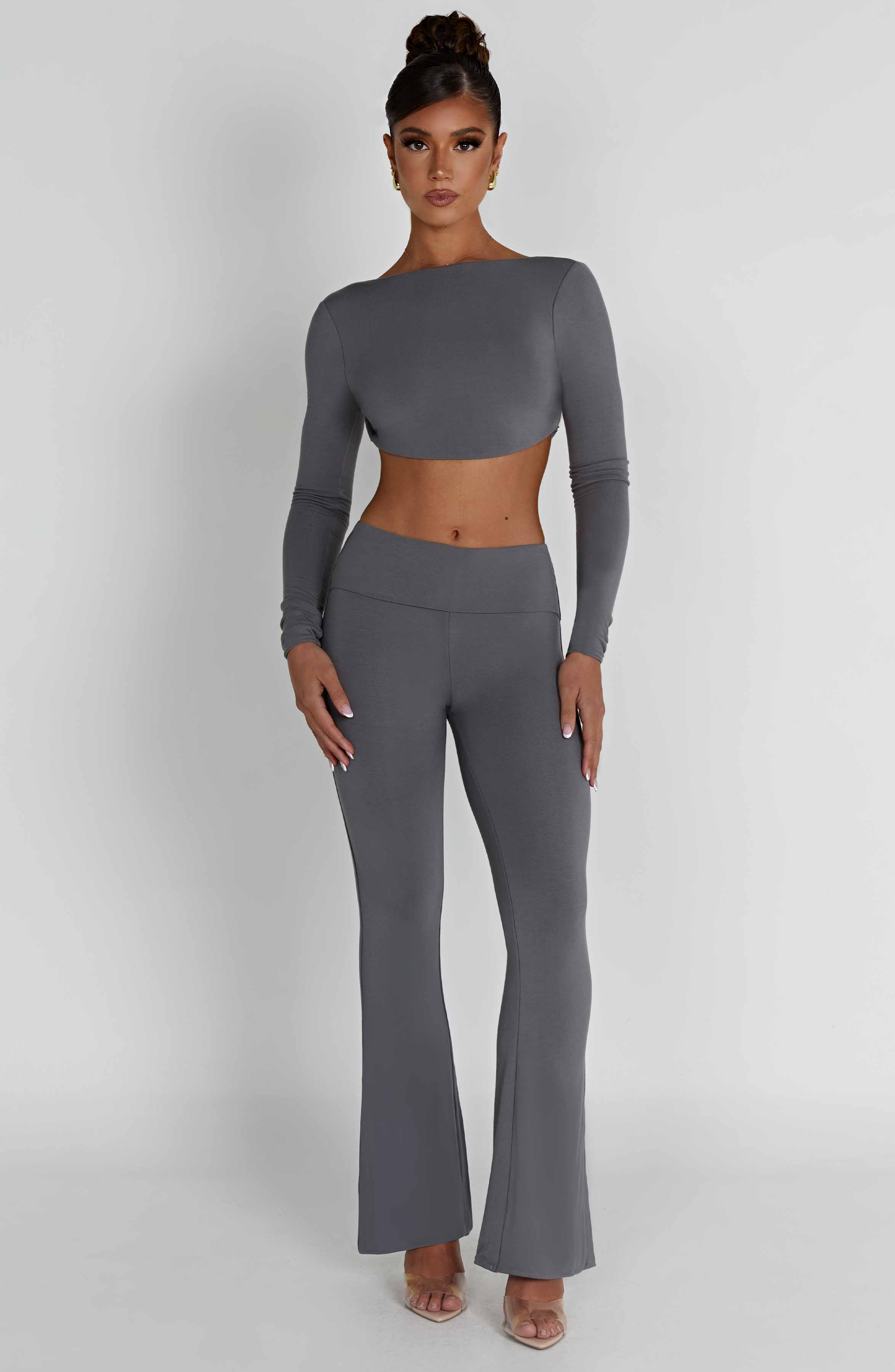 Sahra Top - Charcoal - Napalia