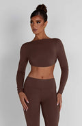 Sahra Top - Chocolate - Napalia