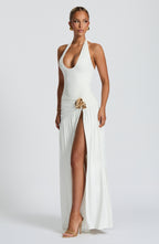Saira Maxi Skirt - White - Napalia