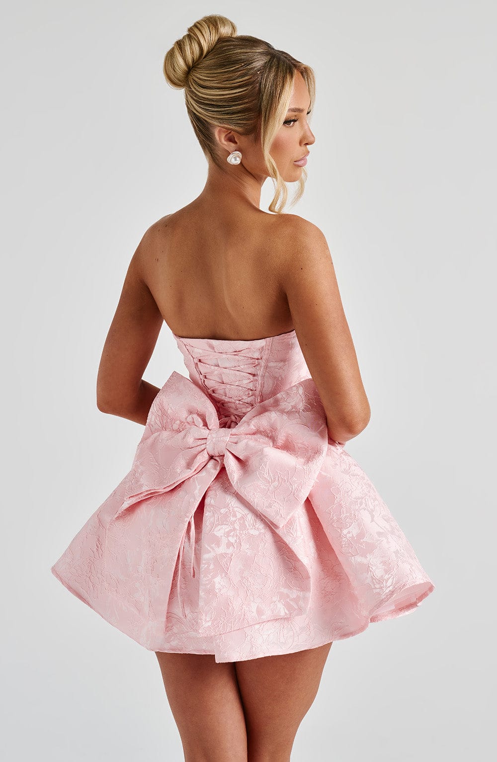 Salome Mini Dress - Blush - Napalia