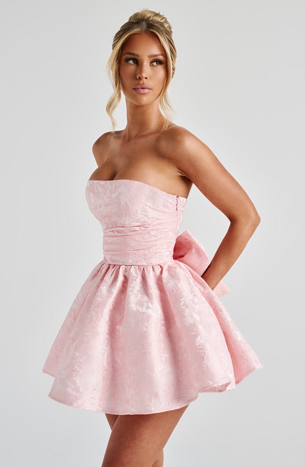 Salome Mini Dress - Blush - Napalia
