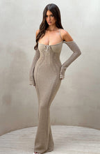 Samariah Maxi Dress - Beige - Napalia