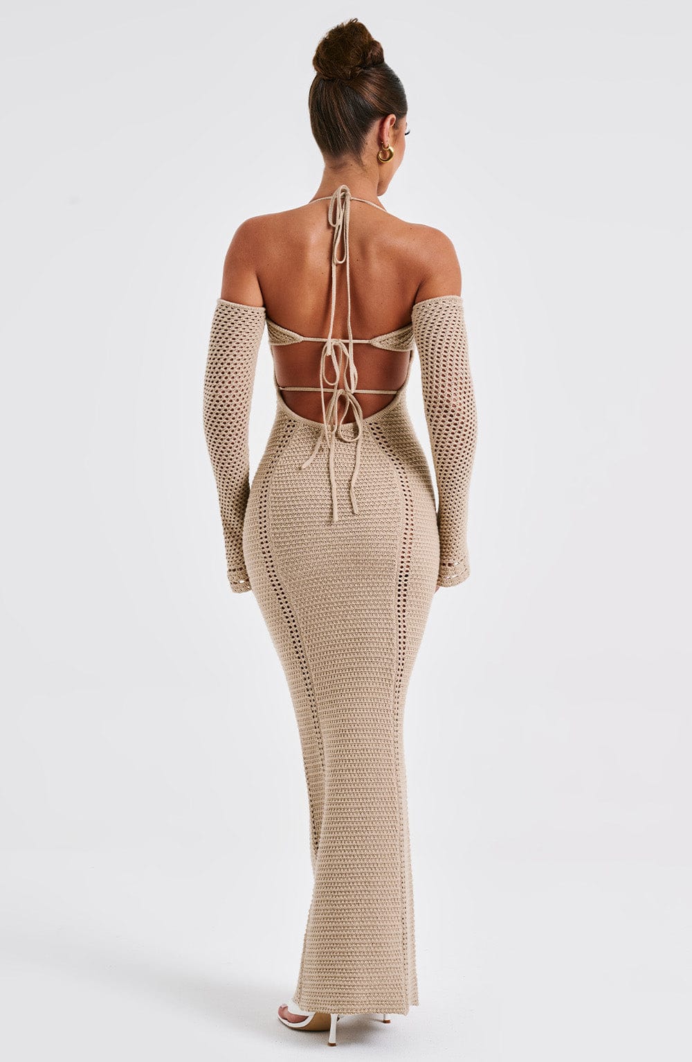 Samariah Maxi Dress - Beige - Napalia