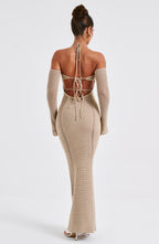 Samariah Maxi Dress - Beige - Napalia