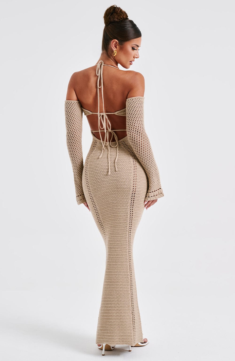 Samariah Maxi Dress - Beige - Napalia