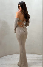 Samariah Maxi Dress - Beige - Napalia