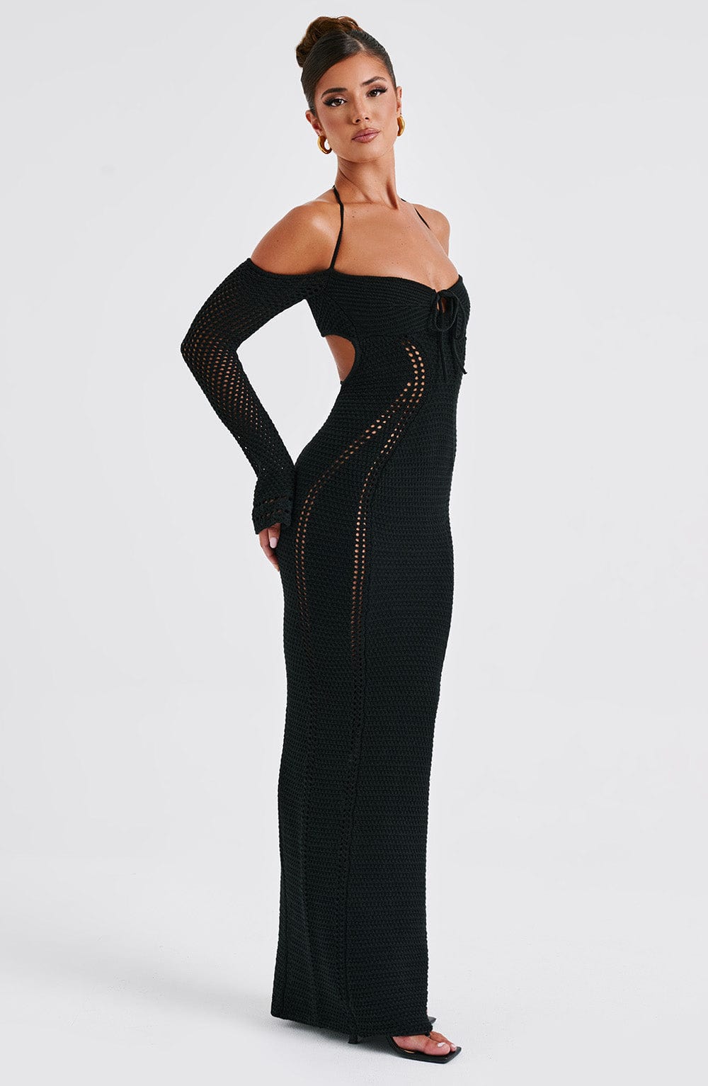 Samariah Maxi Dress - Black - Napalia