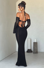 Samariah Maxi Dress - Black - Napalia