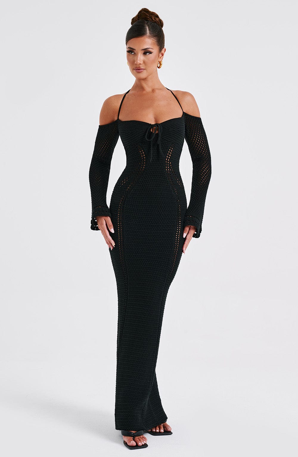 Samariah Maxi Dress - Black - Napalia