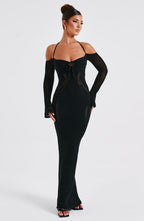 Samariah Maxi Dress - Black - Napalia