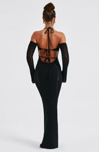 Samariah Maxi Dress - Black - Napalia