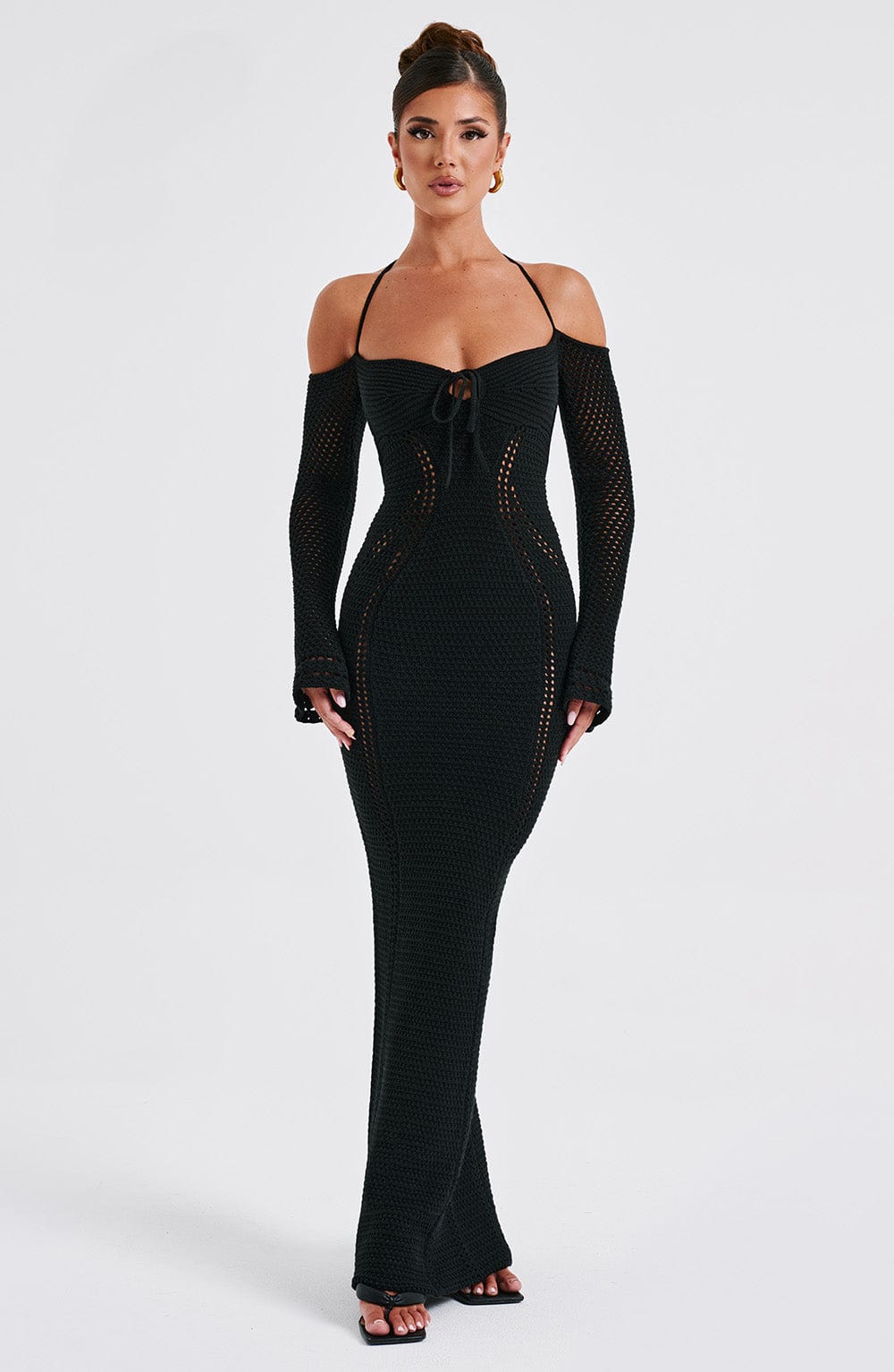 Samariah Maxi Dress - Black - Napalia