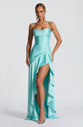 Samira Maxi Dress - Aqua - Napalia