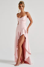 Samira Maxi Dress - Blush - Napalia