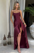Samira Maxi Dress - Cherry Lacquer - Napalia