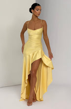Samira Maxi Dress - Lemon - Napalia