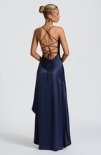 Samira Maxi Dress - Navy - Napalia