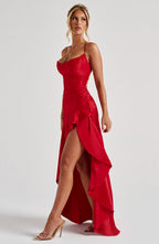 Samira Maxi Dress - Red - Napalia