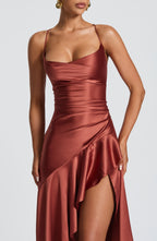 Samira Maxi Dress - Rust - Napalia