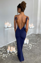 Sanya Maxi Dress - Navy - Napalia
