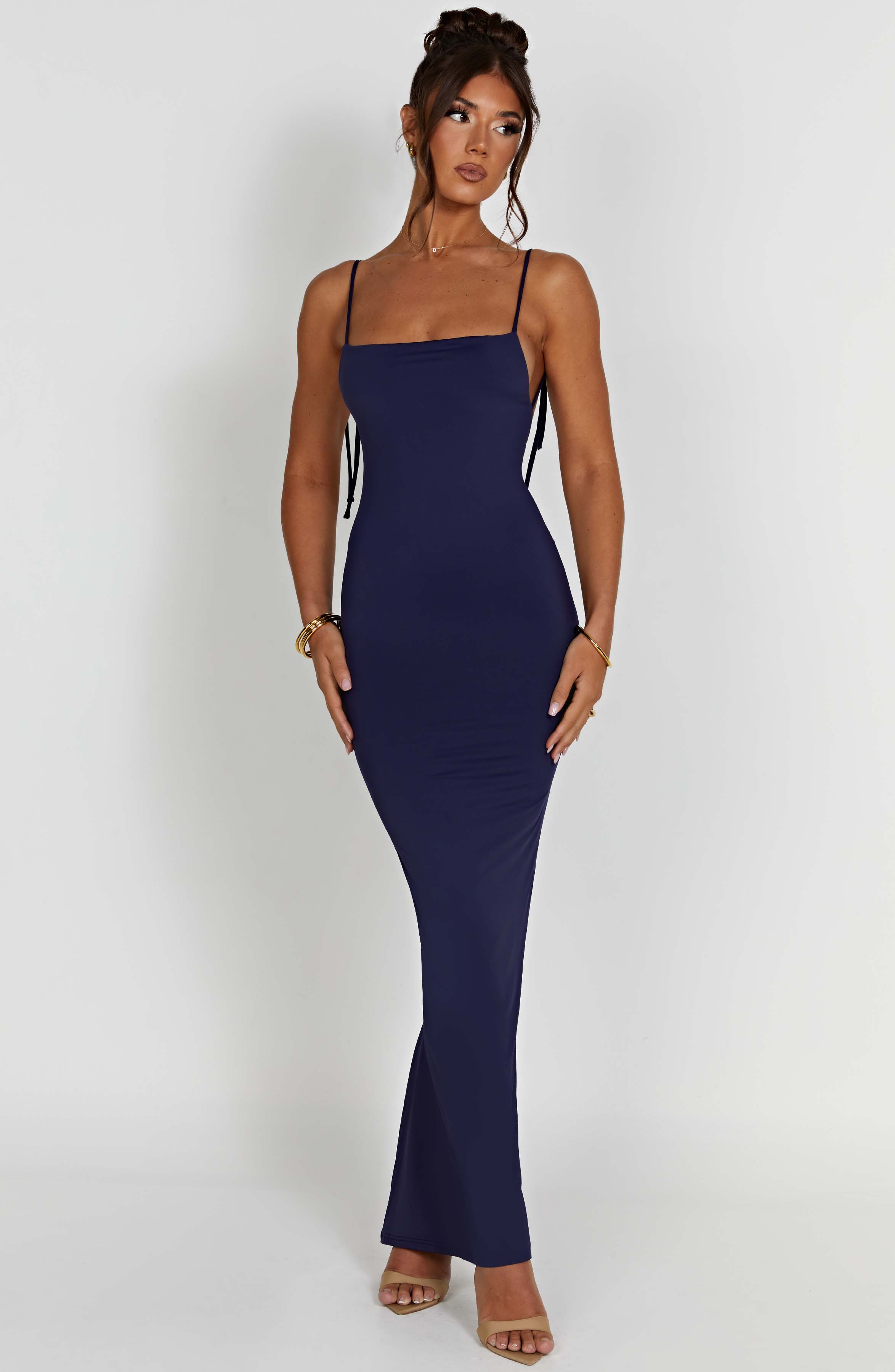 Sanya Maxi Dress - Navy - Napalia