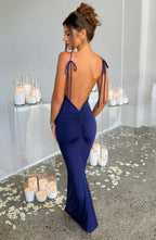 Sanya Maxi Dress - Navy - Napalia