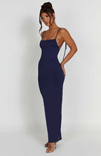 Sanya Maxi Dress - Navy - Napalia