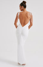 Sanya Maxi Dress - White - Napalia