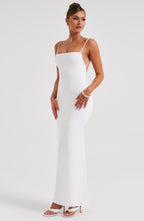 Sanya Maxi Dress - White - Napalia