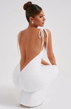 Sanya Maxi Dress - White - Napalia