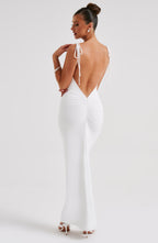 Sanya Maxi Dress - White - Napalia