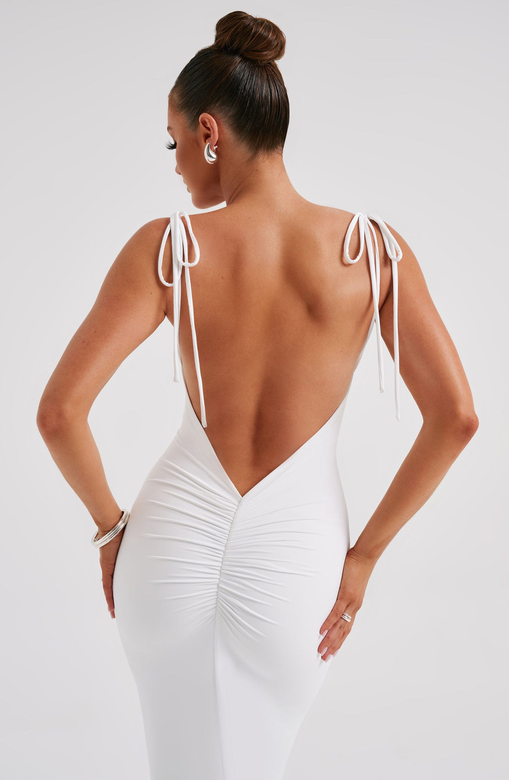 Sanya Maxi Dress - White - Napalia