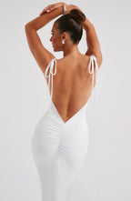 Sanya Maxi Dress - White - Napalia