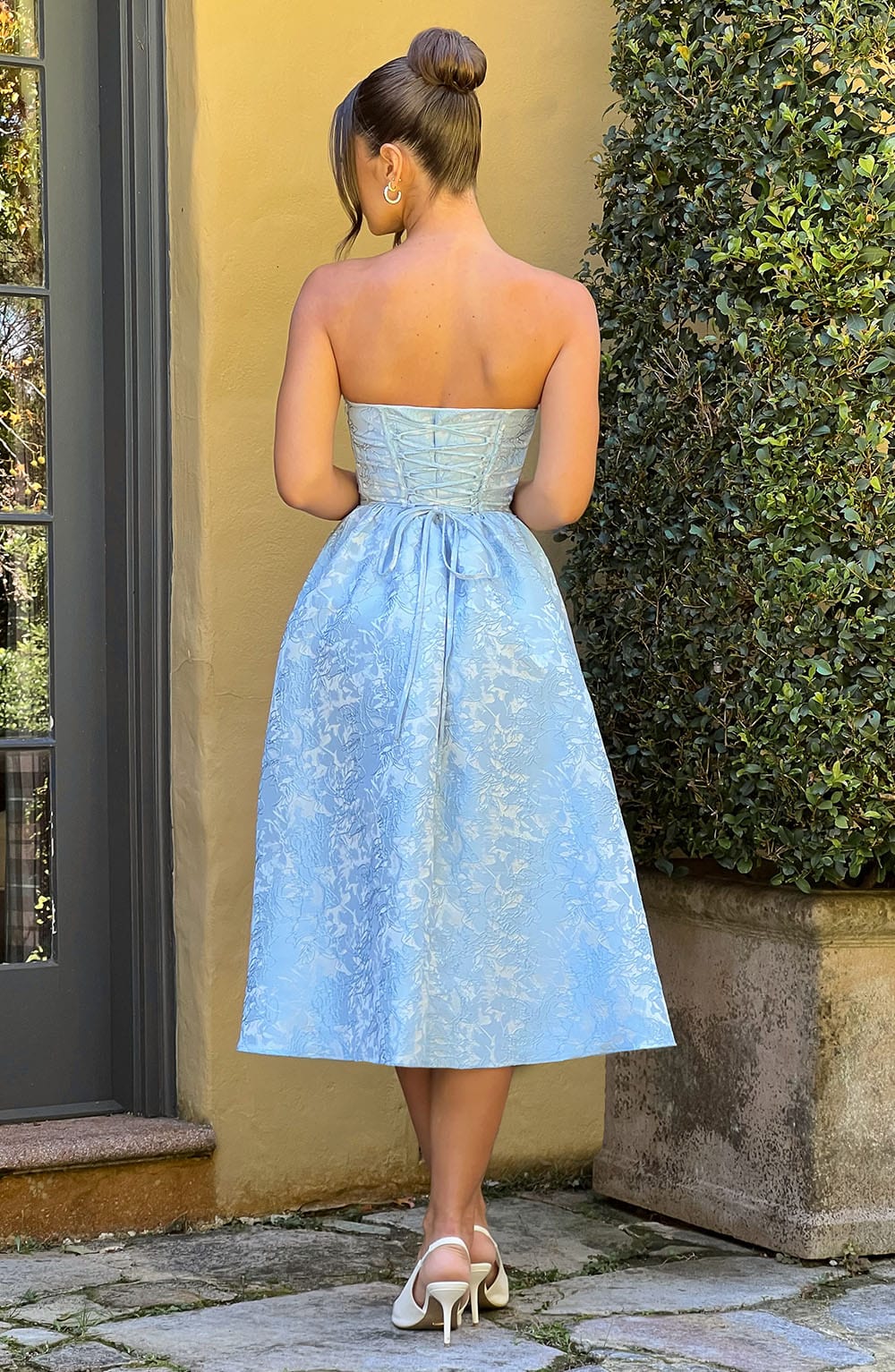 Saoirse Midi Dress - Blue - Napalia