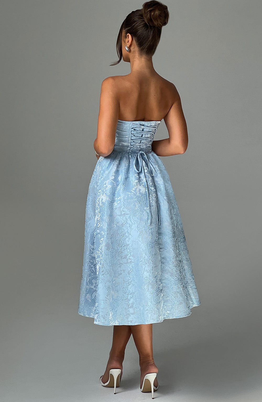 Saoirse Midi Dress - Blue - Napalia
