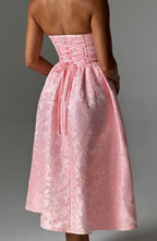 Saoirse Midi Dress - Blush - Napalia