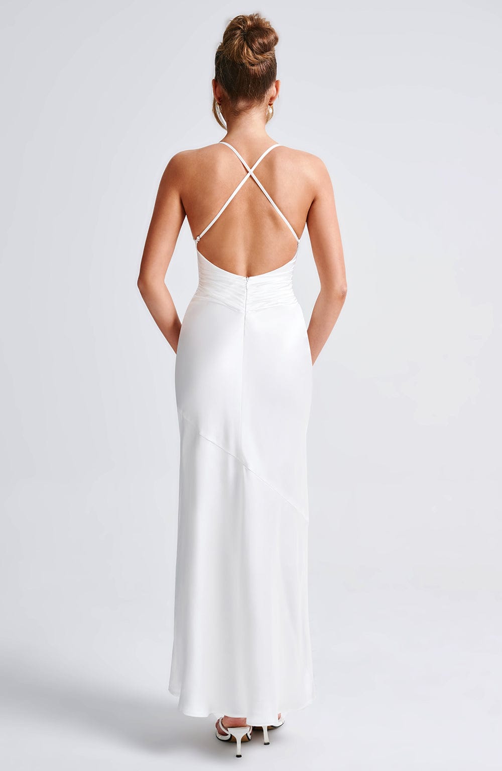 Sarita Maxi Dress - Ivory - Napalia