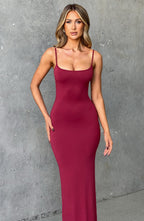 Saskia Maxi Dress - Cherry - Napalia