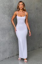 Saskia Maxi Dress - White - Napalia