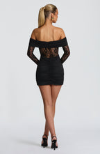 Sauline Mini Dress - Black - Napalia