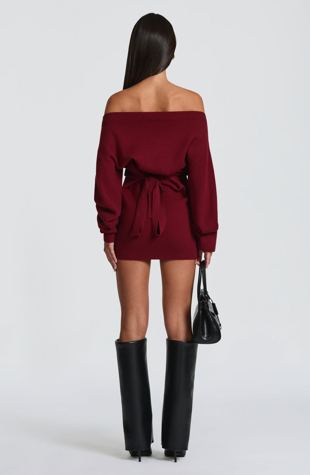 Sawyer Mini Dress - Burgundy - Napalia
