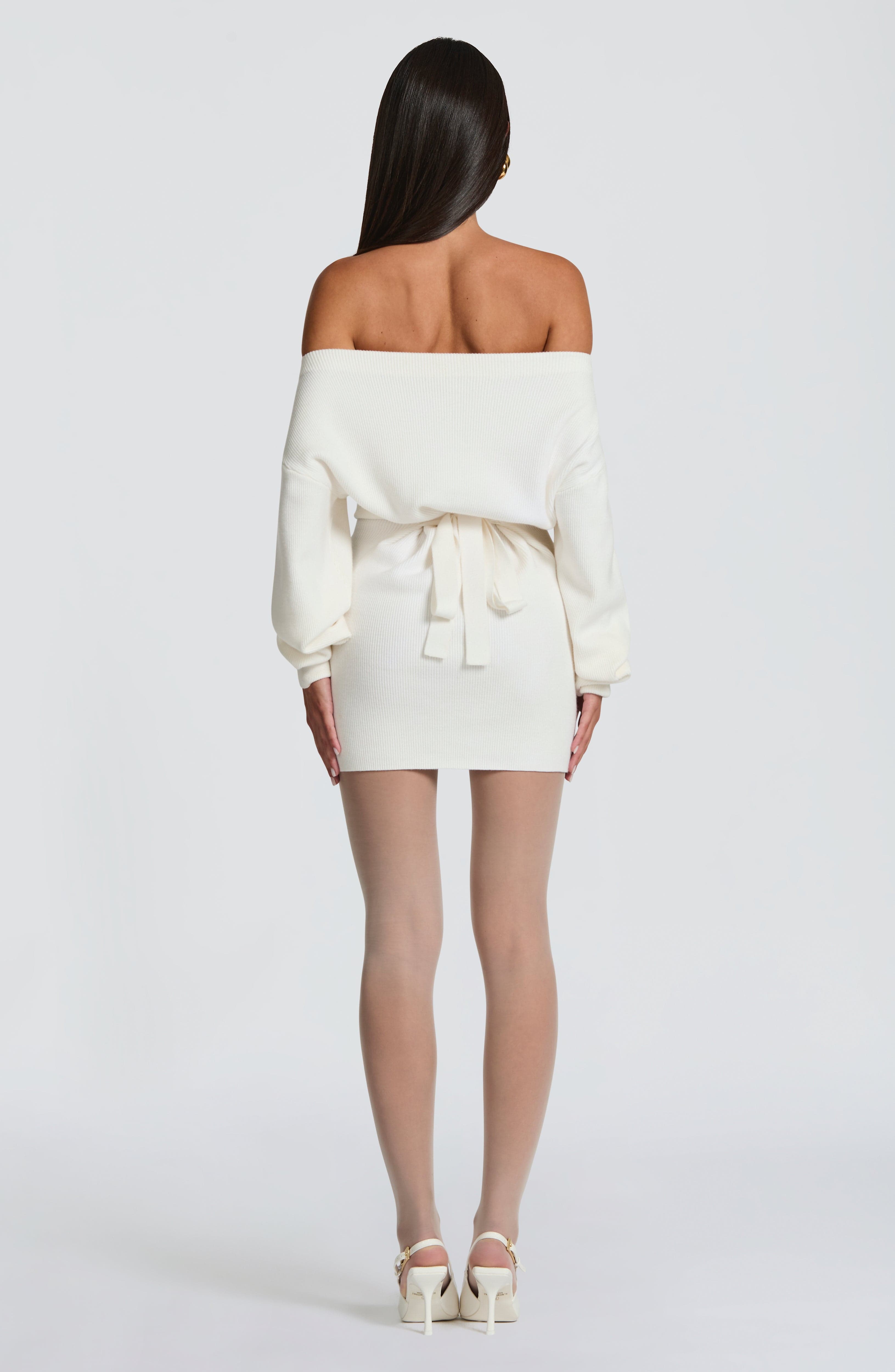 Sawyer Mini Dress - Ivory - Napalia