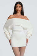 Sawyer Mini Dress - Ivory - Napalia
