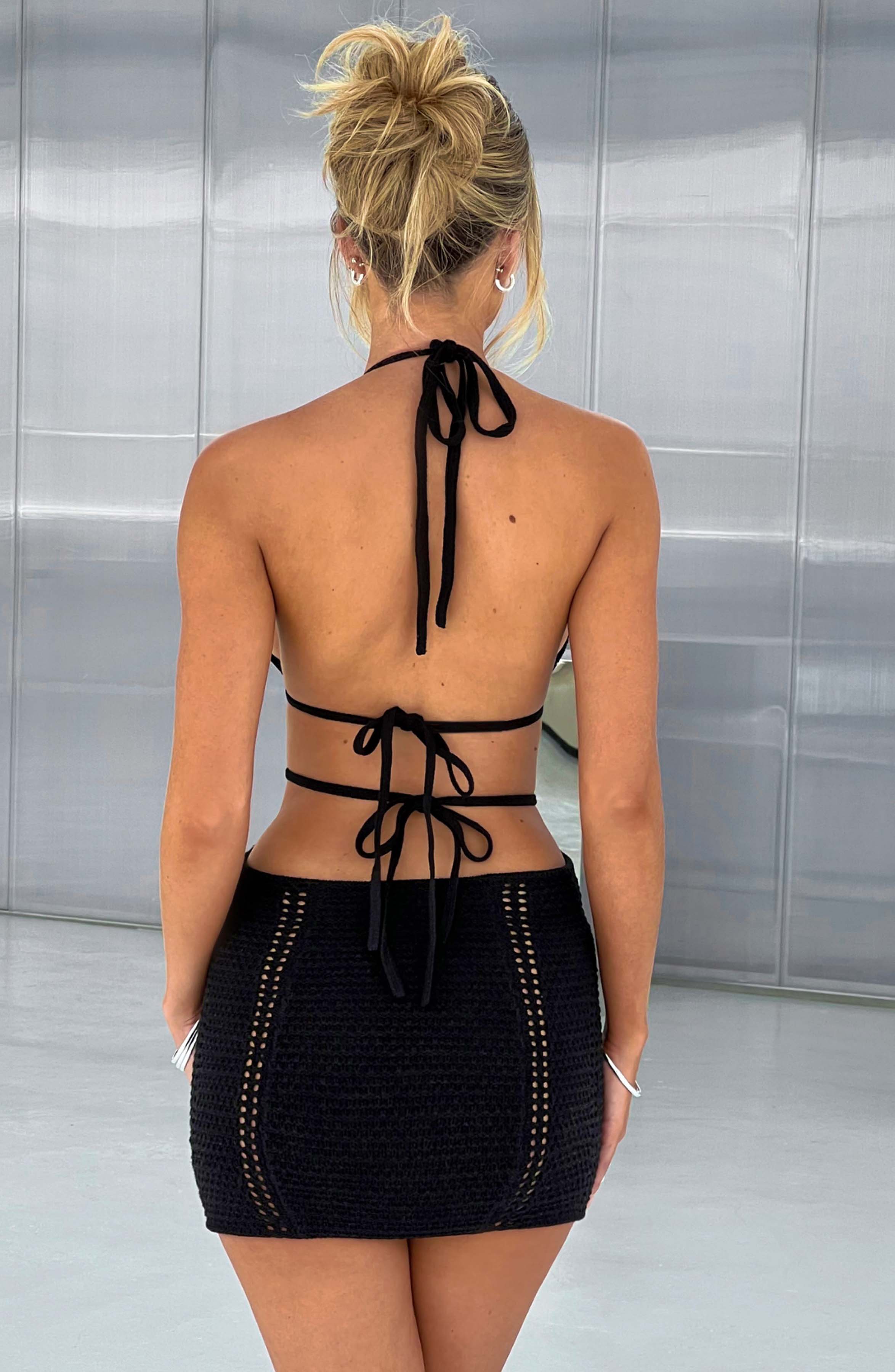 Selena Mini Dress - Black - Napalia