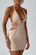 Selena Mini Dress - Cream - Napalia