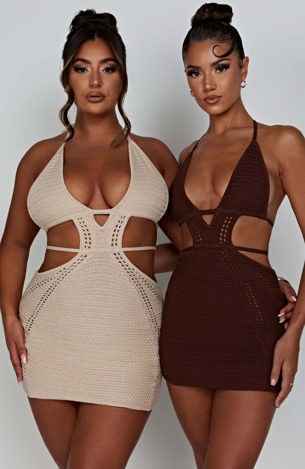 Selena Mini Dress - Cream - Napalia
