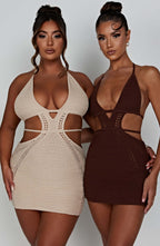 Selena Mini Dress - Cream - Napalia