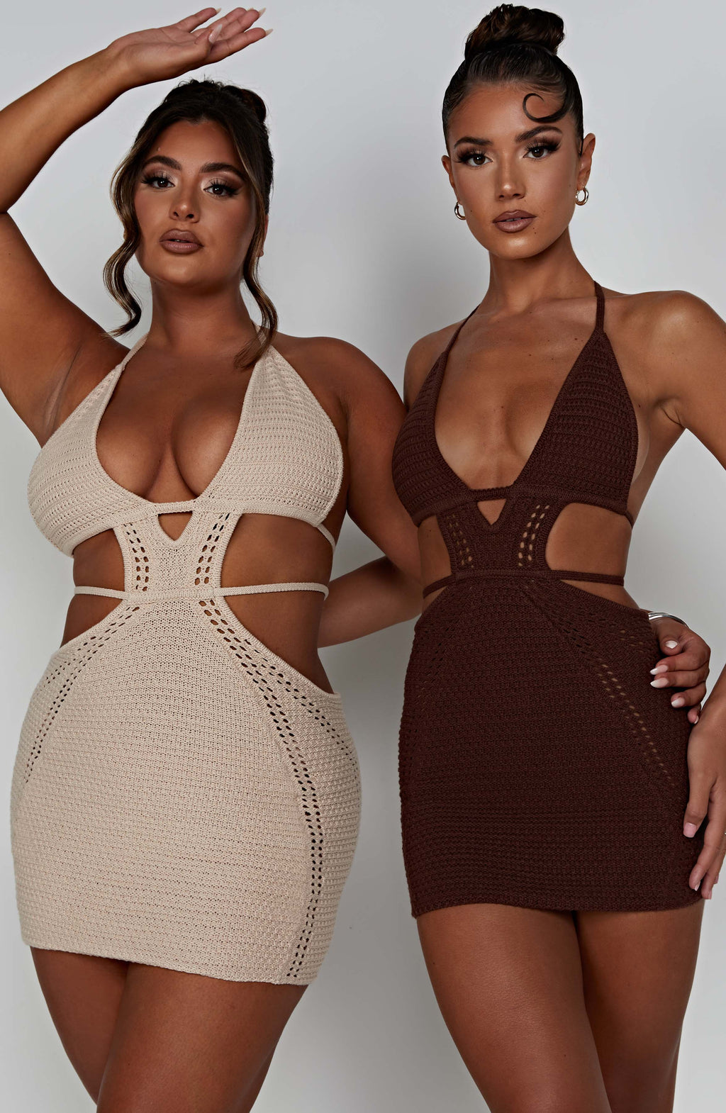 Selena Mini Dress - Cream - Napalia