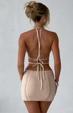 Selena Mini Dress - Cream - Napalia